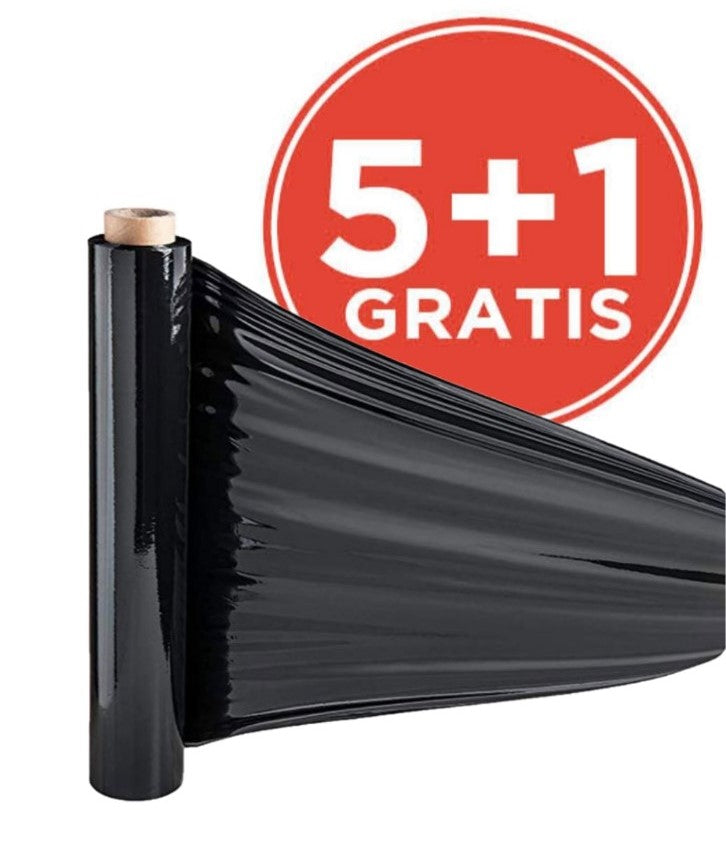 Folie Stretch Manual Negru 1.4 kg