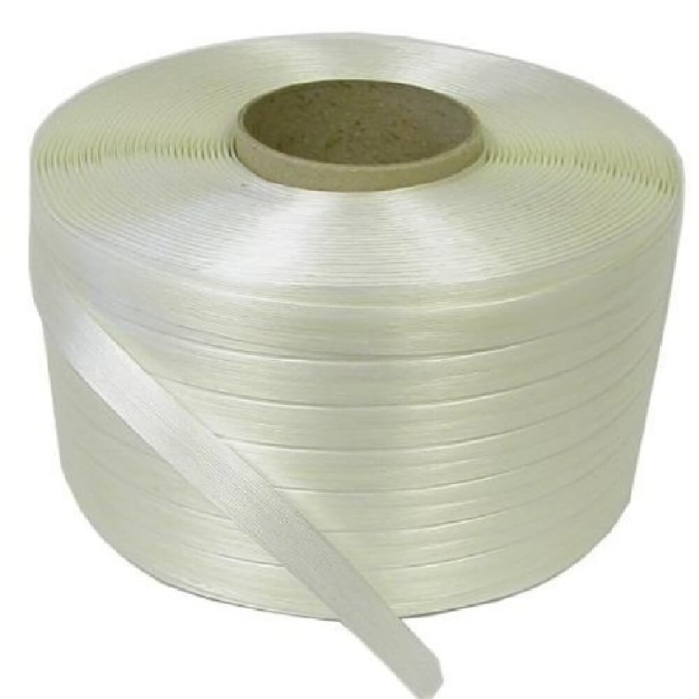 Banda de Legat Pes Hot Melt 16mm x 850m Poliester pentru Ambalare si Paletizare 1