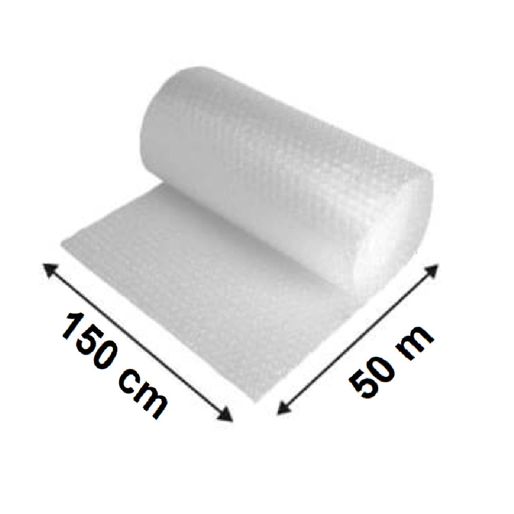 Folie cu Bule de Aer Mari 120 g m 150cm x 50m Ambalaj de Protectie pentru Produse Fragile