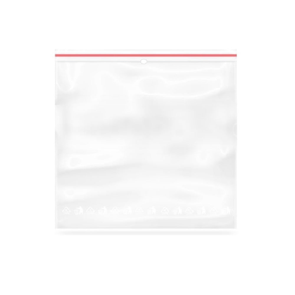 Pungi cu Fermoar 120x120 mm 100 buc set Grosime Folie 50 Microni Punga Ziplock Transparenta cu Sistem de Resigilare Pungi cu Inchidere