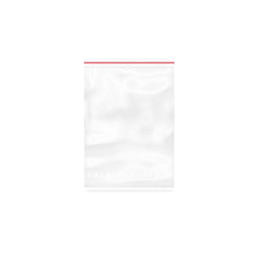 Pungi cu Fermoar 230x320 mm 100 buc set Grosime Folie 50 Microni Punga Ziplock Transparenta cu Sistem de Resigilare Pungi cu Inchidere